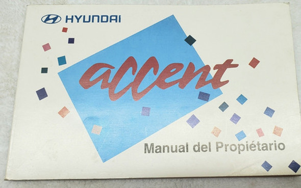 Manual Guantera Propietario Hyundai Accent Inmaculado 0