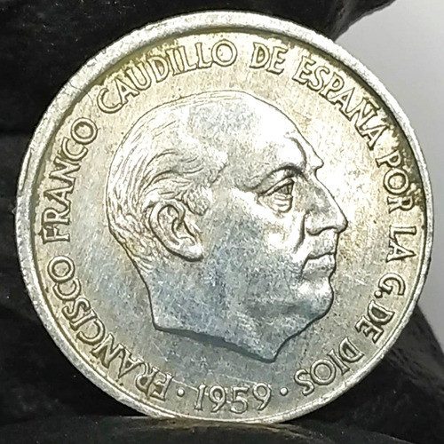 España 10 Centimos 1959 Antigua Moneda De Colección 1