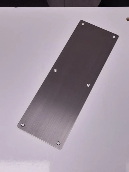 Placa Ciega Acero Inoxidable 10cmx30cmx1.2mm - Fc 1