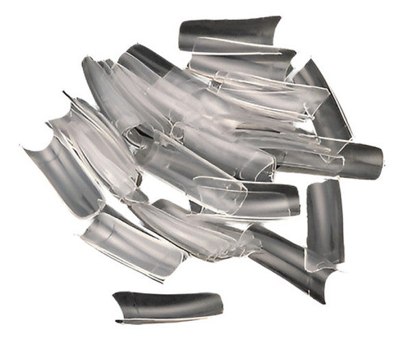 500pcs Claro Francés Acrílico Artificiales Falsos Falsos Con 0 500pcs Claro Francés Acrílico Artificiales Falsos Falsos Con 0