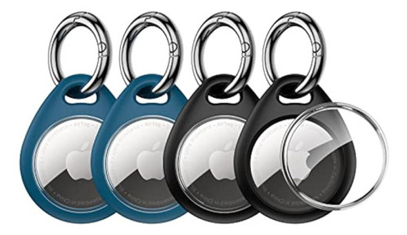 Unbreakcable Paquete De 4 Fundas Airtag Con 0