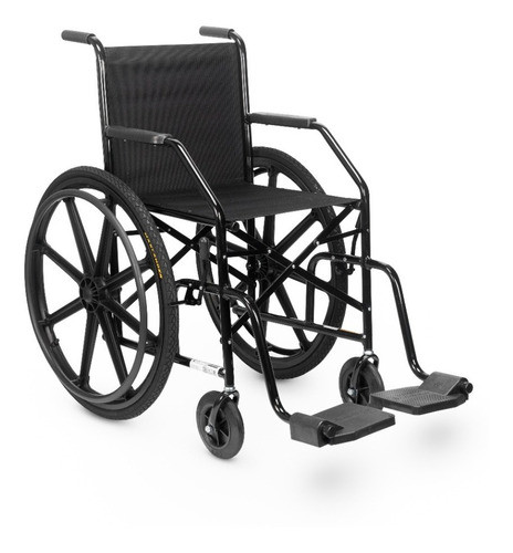 Cadeira De Rodas Cds 102 Preta Roda De Nylon - Pneu Inflavel 0