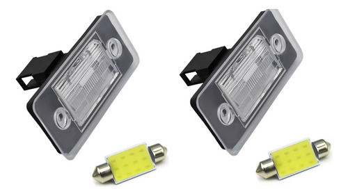 2 Lanterna Luz De Placa Vw Polo Sedan 2003 2004 2005 + Led 0