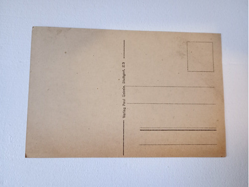 Tarjeta Postal Antigua Stuttgart, Alter Schlosshof 1