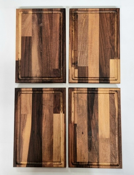 Set De Platos De Madera Guayubira Tablitas X 6 1