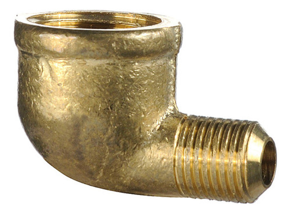 Codo Reduccion De Bronce 1/4 Hembra A 1/8 Macho Para Agua 0