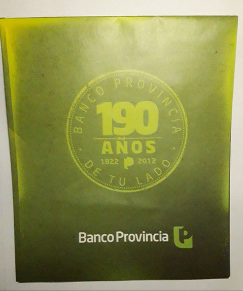 Folleto Lámina Banco Provincia 190 Años 2012 0