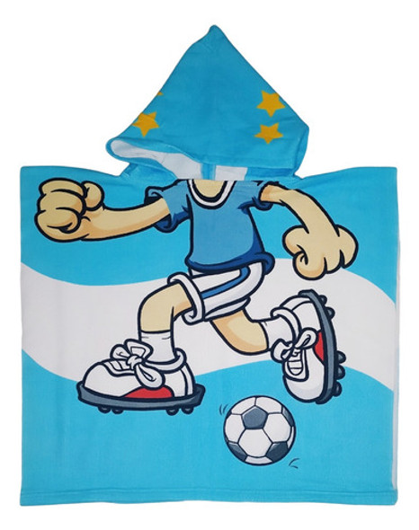 Poncho De Toalla Infantil Futbol 0 Poncho De Toalla Infantil Futbol 0