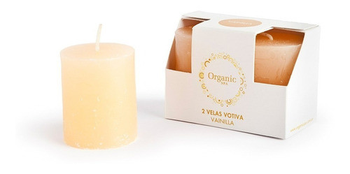 Vela Votiva X 2u. Vainilla Organic Spa 0
