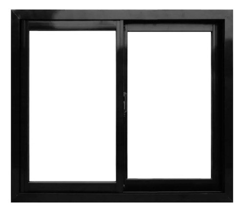 Ventana Aluminio Herrero Negra 4mm 150x80 0