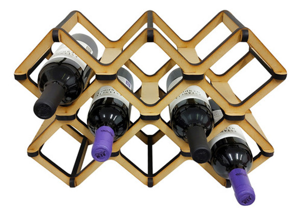 Bodega Encastrable 8 Botellas Cava Vinoteca Madera 0