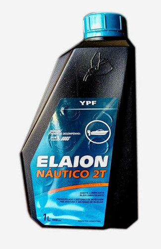 Aceite Ypf 2t Náutico Tcw3 Fuera De Borda 1 Litro 0