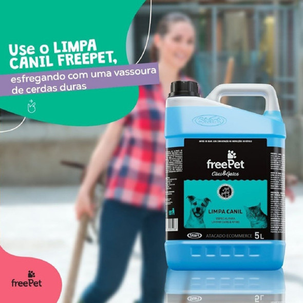 Free Pet Limpa Canil Em Gel 5 Litros 1 Free Pet Limpa Canil Em Gel 5 Litros 1