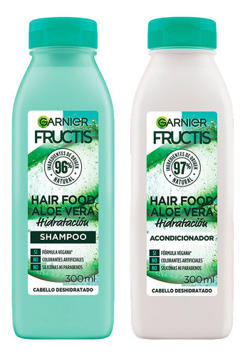Shampoo + Acondicionador Garnier Hair Food Aloe Vera 300 Ml 0