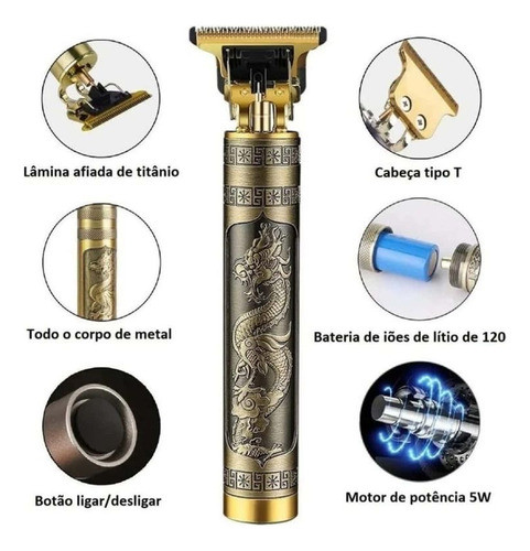 Maquina De Cortar Cabelo/barba (sem Fio) 1