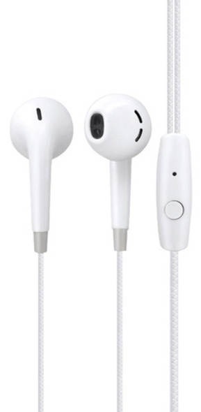 Fone De Ouvido Com Fio Hit Branco Earbuds - Letron 0