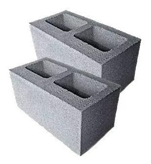 Bloque Ladrillo De Cemento  Gris  19x19x39  Primera Calidad 1