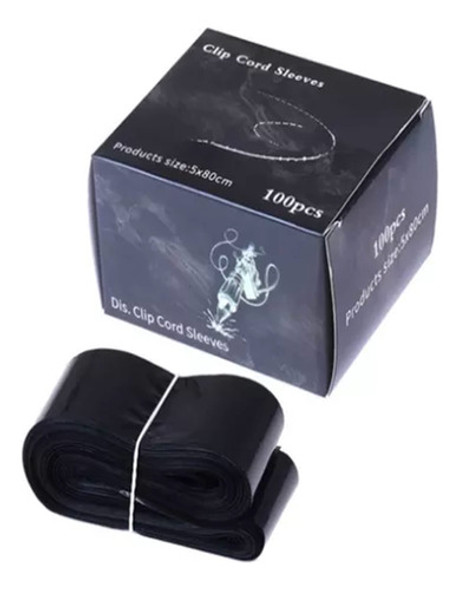 Cubre Cable Clip Cord 5x80cm 100u 0