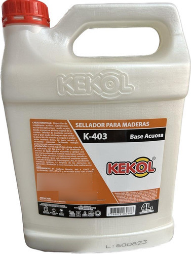 Base Para Madera Acuosa, Kekol, K-403 4 Litros 0