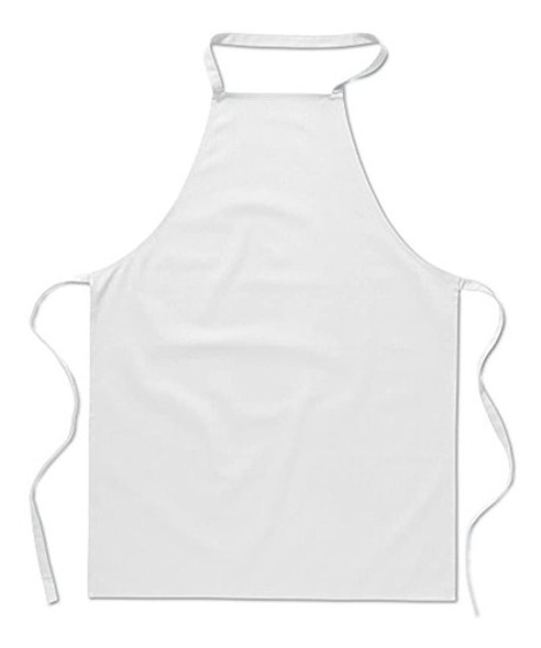 Ebuygb 100% Algodon Unisex Chefs Llanos Delantal De Cocina 0