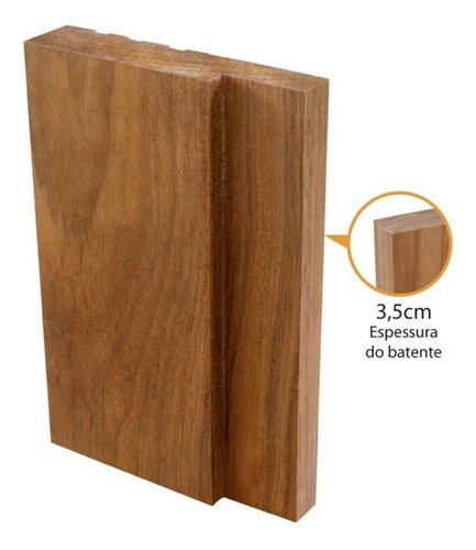 Batente Tauari Com Rebaixo 215x30x3,5cm Mapaf Wt 1