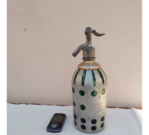 Antiguo Sifón Cabeza De Plomo No Coincidente Grassi Zanetti 1