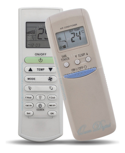 Control Remoto Aire Acondicionado Para Rcs-7s1e Reemplazo 0