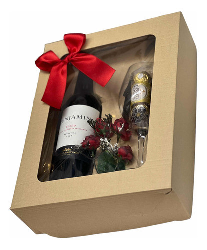 Box Vino Y Copa, Regalos Empresariales X2 Ud 0