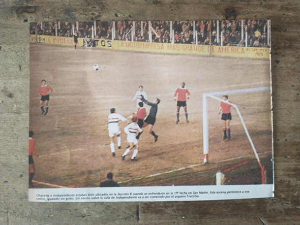 Recorte Independiente Arquero Trucchia 1968 0