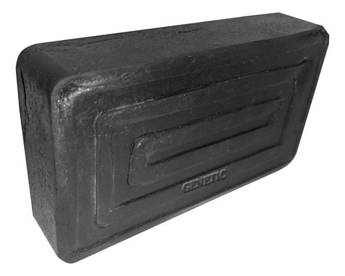 4 Regatón Goma Exterior Para Caño 100x50 Apoyo Recto Genetic 1