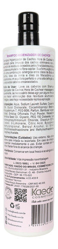 Shampoo Higienizador De Cachos Obliphica Hora De Cachear 1l 1
