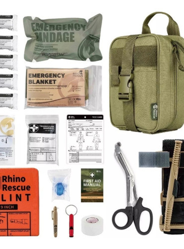 Kit Sobrevivência Médica De Urgência - Aph - Rhino Rescue 0