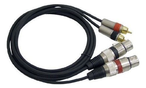 Rca To Xlr Audio Cord Dual Rca Male To Xlr Female 0