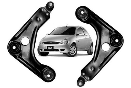 Par Bandeja Balança + Pivô Ford Ka 97 98 99 2000 2001 2002 0