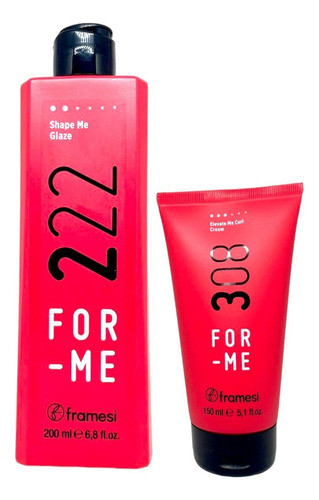 Shampoo + Cremar De Peinar Framesi Shape Me Glaze 222 For Me 0