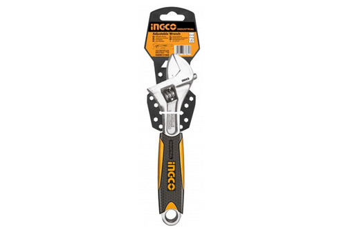Llave Ajustable C/ Mango D Goma 12 Pulgadas Ingco Hadw131128 0