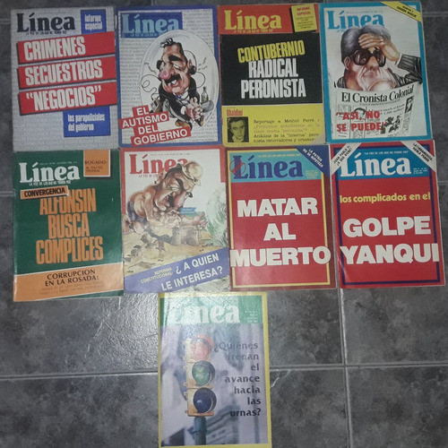 Lote De 17 Revistas Linea N°10-23-27-44-75-76-78-80-81-85-92 0