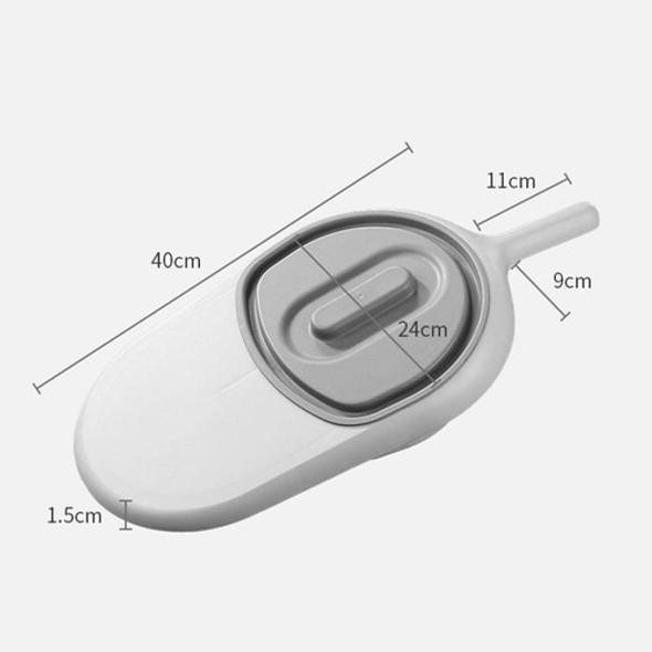 Comadre Portátil Para Enfermagem, Dispositivo Branco Cinza 1 Comadre Portátil Para Enfermagem, Dispositivo Branco Cinza 1