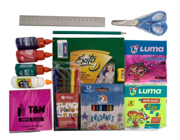 Kit Escolar Nº 11 Primario Con Cartuchera 0