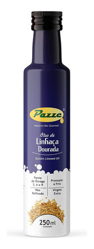 Óleo De Linhaça Dourada 250ml Pazze Prensado A Frio 0