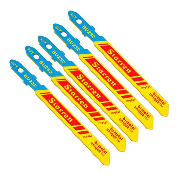 Lâmina Serra Tico Tico Bi-metal 32d 5und. Starrett 0 Lâmina Serra Tico Tico Bi-metal 32d 5und. Starrett 0