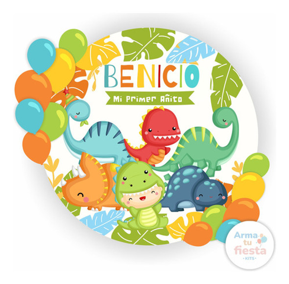 Banner Dinosaurios Bebé Personalizado Imprimible 0 Banner Dinosaurios Bebé Personalizado Imprimible 0