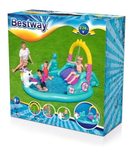 Bestway Play Center Unicornio 274 X 198cm X 137cm Jlt 53097 0