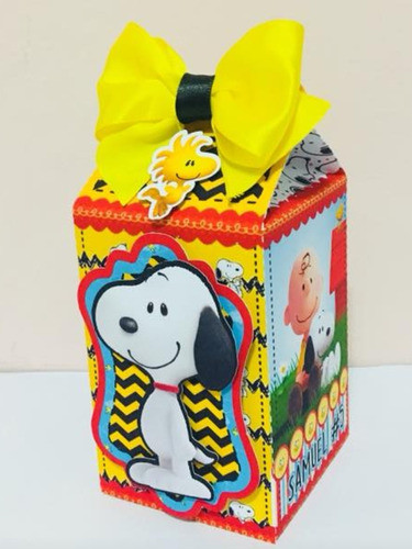 10 Cajitas Milk Box #3 De Snoopy 1