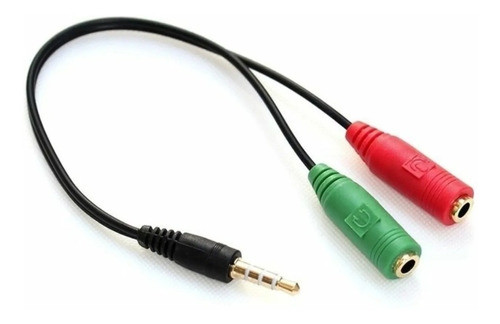 Adaptador Jack 3.5 Mic Y Auricular Pc, Ps4, Consolas. 0