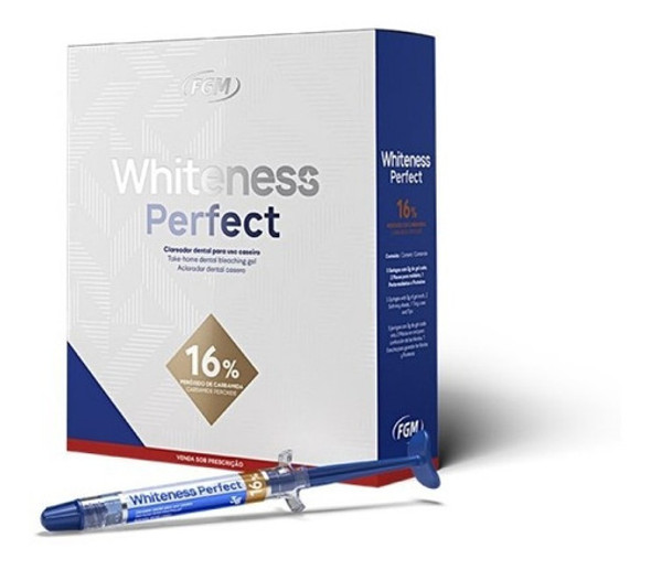 3 Jeringas Blanqueadoras  Dental Whiteness Perfect  16% 3 0
