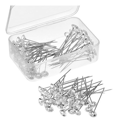 Broches De Diamante Para Florales, 100 Piezas, 5 Cm 0