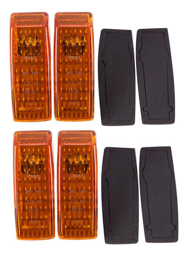 4 Unidades De Car Fender Turn Signal Light Indicator Repeate 0