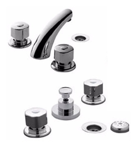 Griferia Lavatorio Bidet Fv Arizona Compresion Cromo 0
