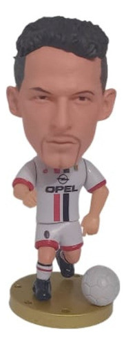 Muñeco Soccerwe  Cabezón Fútbol / Roberto Baggio Milan Retro 0